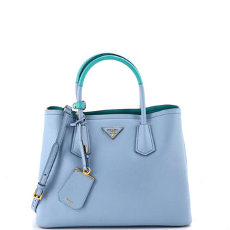 Prada Cuir Double Tote Saffiano Leather Medium