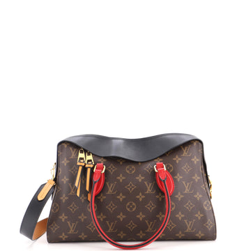 Louis Vuitton Tuileries Handbag Monogram Canvas with Leather