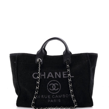 Chanel Deauville Tote Lurex Boucle Medium