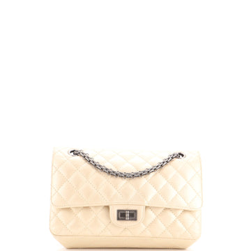 Chanel Reissue 2.55 Flap Bag Quilted Metallic Calfskin 225