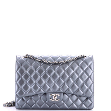 Chanel Classic Double Flap Bag Quilted Lambskin Jumbo