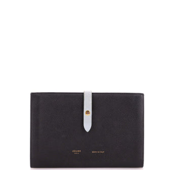 Celine Multifunction Strap Wallet Leather Large