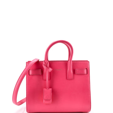 Saint Laurent Sac de Jour Bag Leather Nano