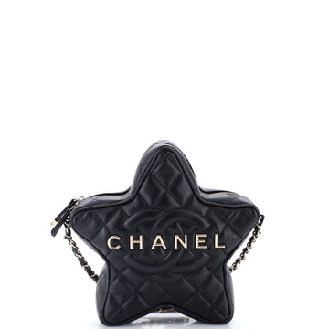 Chanel CC Walk of Fame Star Bag Quilted Lambskin