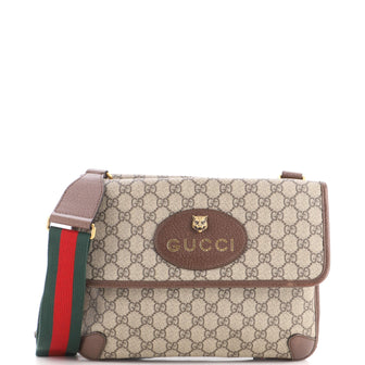 Gucci Neo Vintage Flap Messenger GG Coated Canvas Medium