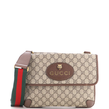 Gucci Neo Vintage Flap Messenger GG Coated Canvas Medium
