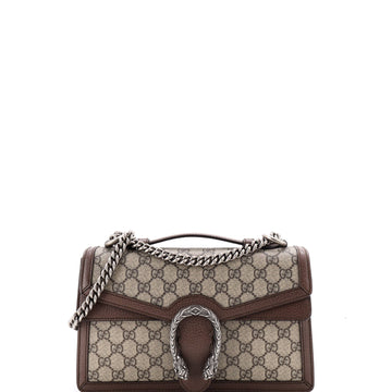 Gucci Dionysus Top Handle Chain Bag GG Coated Canvas Small