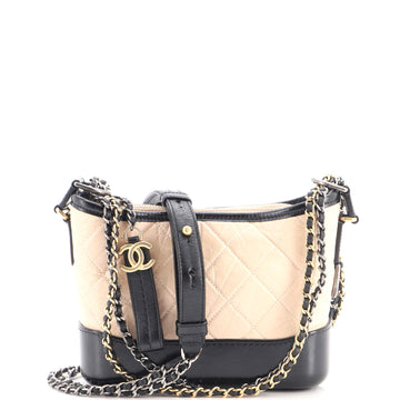 Chanel Gabrielle Hobo Quilted Aged Calfskin Small