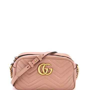 Gucci GG Marmont Shoulder Bag Matelasse Leather Small
