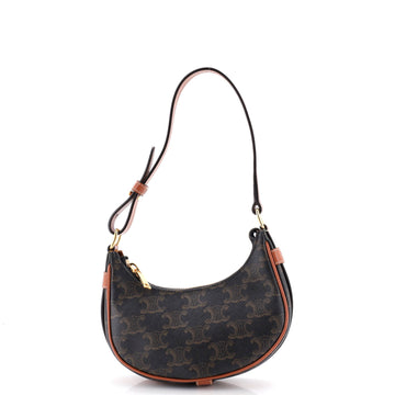 Celine Ava Bag Triomphe Coated Canvas Mini