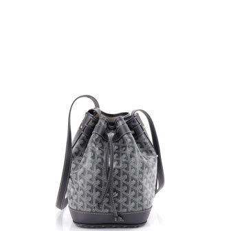 Goyard Petit Flot Bucket Bag Coated Canvas PM