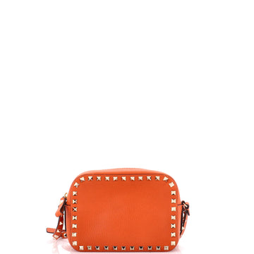 Valentino Garavani Rockstud Camera Crossbody Bag Leather