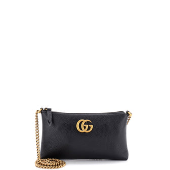 Gucci GG Marmont Chain Shoulder Bag Leather Mini