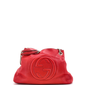 Gucci Soho Chain Strap Shoulder Bag Leather Medium