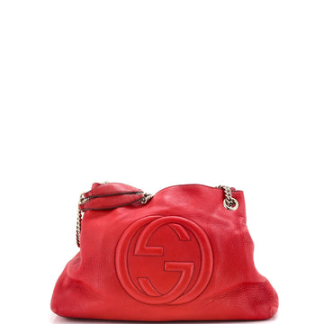 Gucci Soho Chain Strap Shoulder Bag Leather Medium