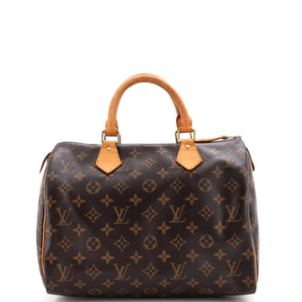 Louis Vuitton Speedy Handbag Monogram Canvas 30