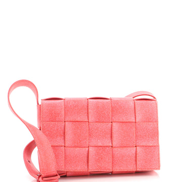 Bottega Veneta Cassette Crossbody Bag Maxi Intrecciato Rubber