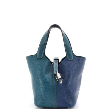 Hermes Picotin Lock Bag Bicolor Clemence PM