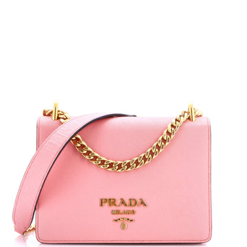 Prada Chain Flap Bag Saffiano Leather Small