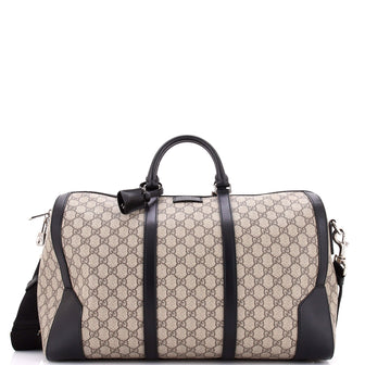 Gucci Convertible Duffle Bag GG Coated Canvas Medium