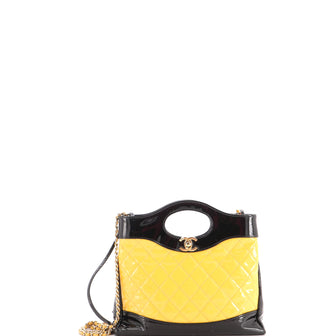 Chanel 31 Shopping Bag Quilted Patent Mini