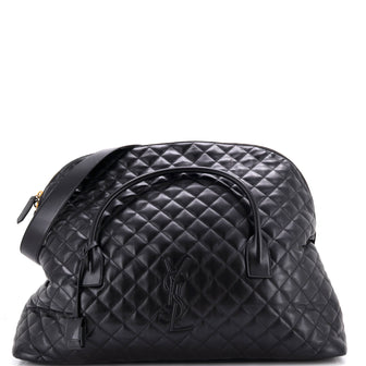 Saint Laurent ES Giant Travel Bag Quilted Leather