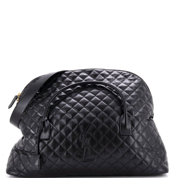 Saint Laurent ES Giant Travel Bag Quilted Leather