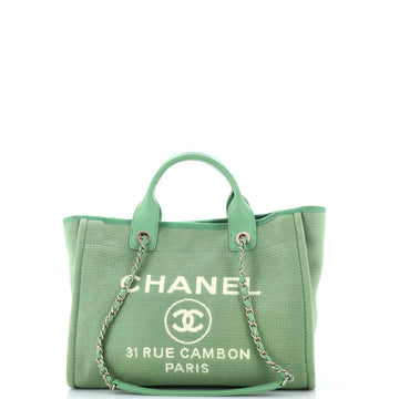 Chanel Deauville NM Tote Mixed Fibers Small