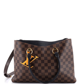 Louis Vuitton LV Riverside Handbag Damier with Leather