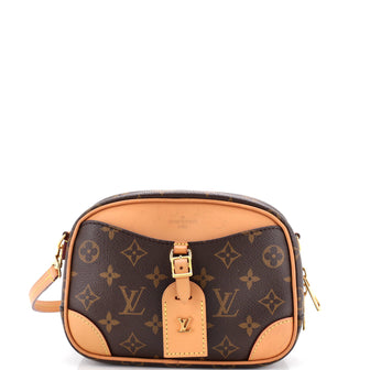 Louis Vuitton Deauville Handbag Monogram Canvas Mini