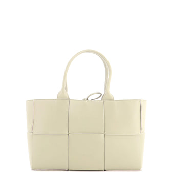 Bottega Veneta Arco Tote Maxi Intrecciato Leather Small