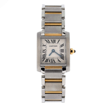 Cartier Tank Francaise Quartz Watch Stainless Steel and Yellow Gold 20