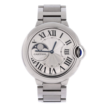 Cartier Ballon Bleu de Cartier Moonphase Automatic Watch Stainless Steel 37