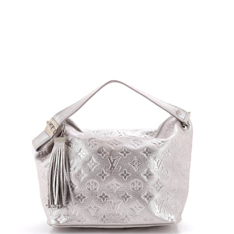 Louis Vuitton Halo Handbag Limited Edition Shimmer Monogram Embossed Leather