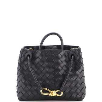 Bottega Veneta Andiamo Top Handle Bag Intrecciato Nappa Small