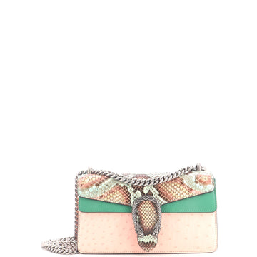 Gucci Dionysus Bag Python with Ostrich and Leather Small