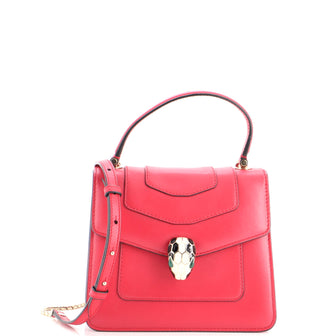 Bvlgari Serpenti Forever Top Handle Bag Leather Small