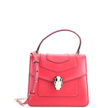 Bvlgari Serpenti Forever Top Handle Bag Leather Small