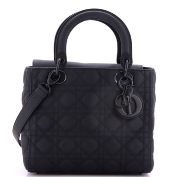 Christian Dior Ultra Matte Lady Dior Bag Cannage Quilt Calfskin Medium
