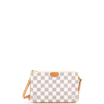Louis Vuitton Double Zip Pochette Damier