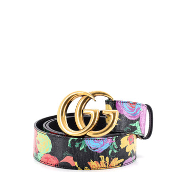 Gucci x Ken Scott GG Marmont Belt Printed Leather Wide