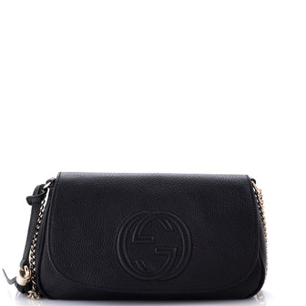 Gucci Soho Chain Crossbody Bag Leather Medium