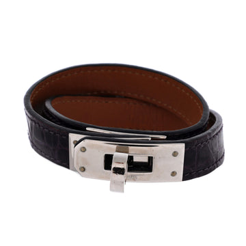 Hermes Kelly Double Tour Bracelet Shiny Alligator
