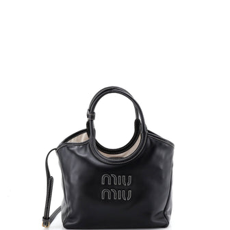 Miu Miu Ivy Tote Bag Leather Small