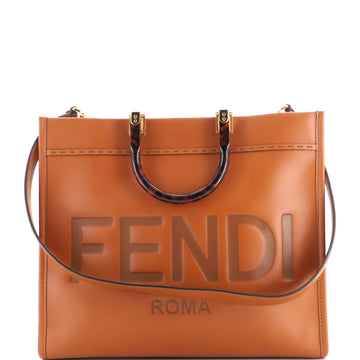 Fendi Sunshine Shopper Tote Leather Medium