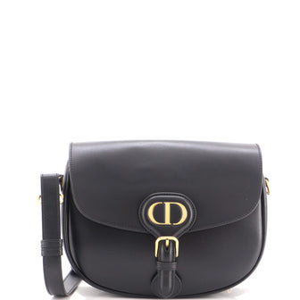 Christian Dior Bobby Flap Bag Leather Medium
