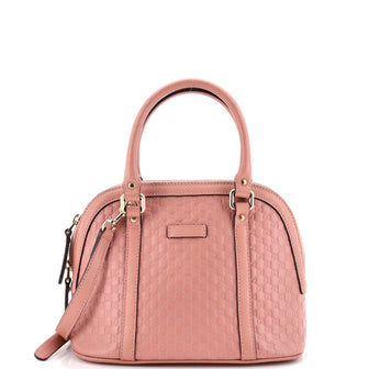 Gucci Convertible Dome Satchel Microguccissima Leather Mini