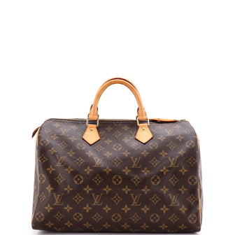 Louis Vuitton Speedy Handbag Monogram Canvas 35