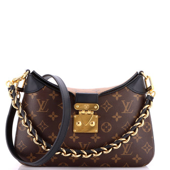 Louis Vuitton LV Twinny Handbag Monogram Canvas and Reverse Monogram Canvas with Leather