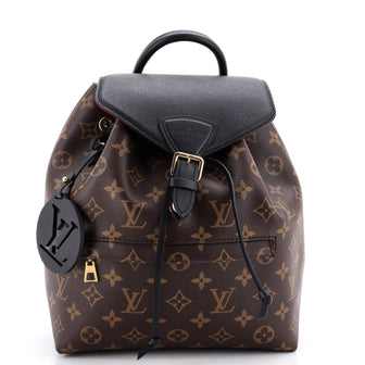 Louis Vuitton Montsouris NM Backpack Monogram Canvas with Leather PM